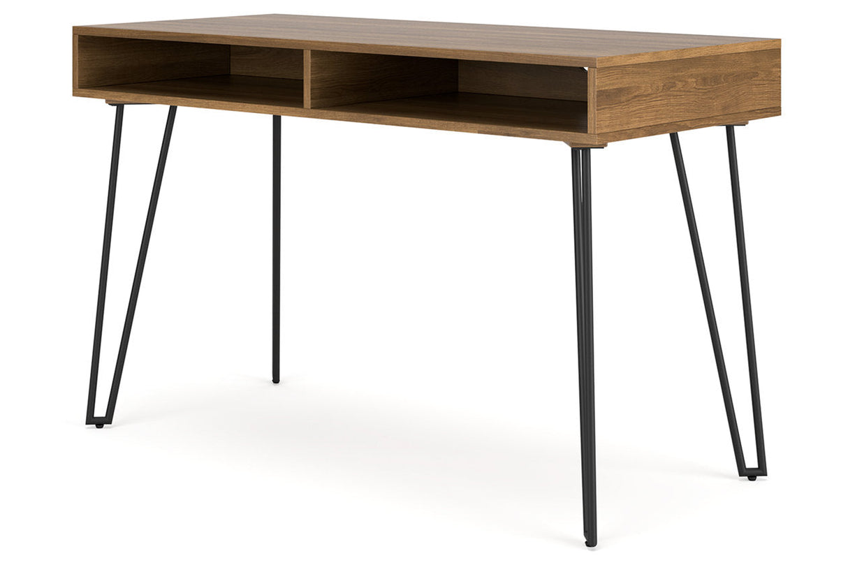 Strumford Brown/Black Home Office Desk