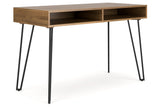 Strumford Brown/Black Home Office Desk