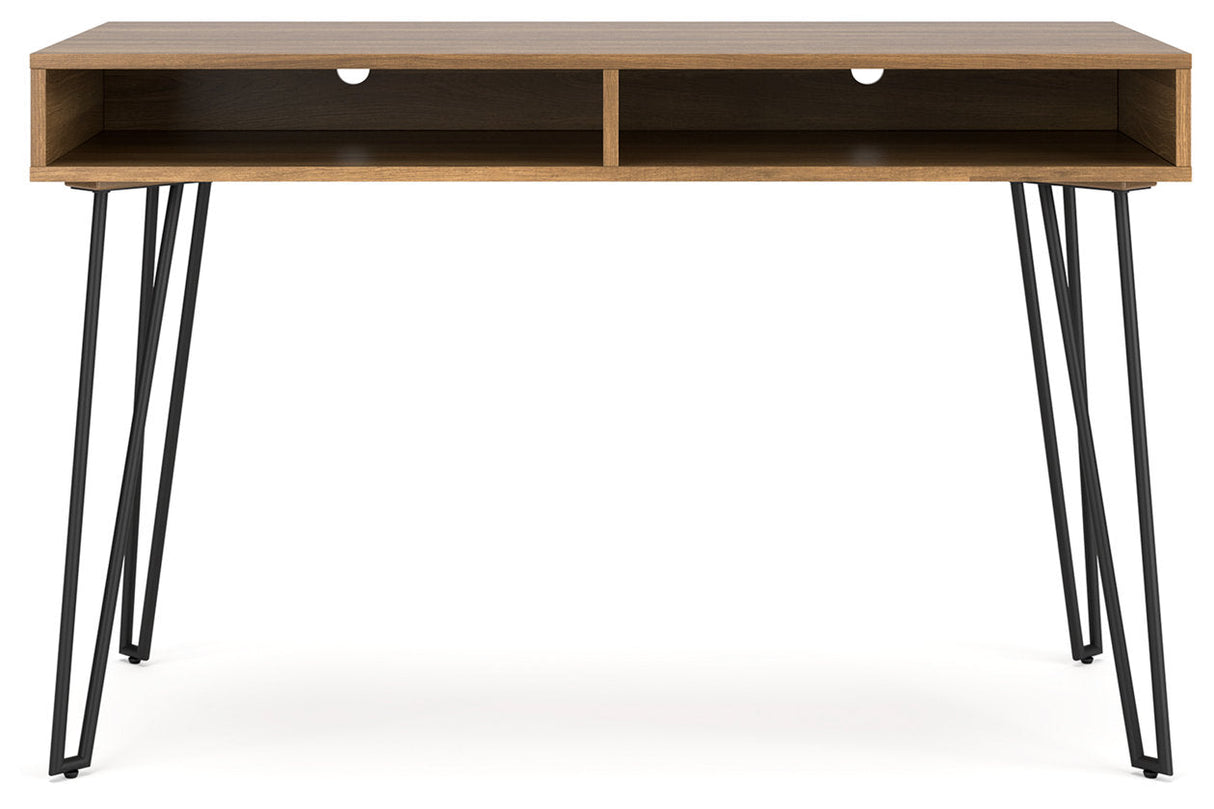 Strumford Brown/Black Home Office Desk