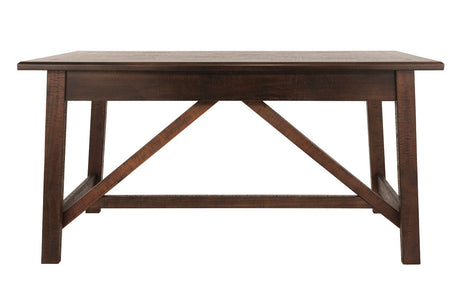 Baldridge Rustic Brown Home Office Desk