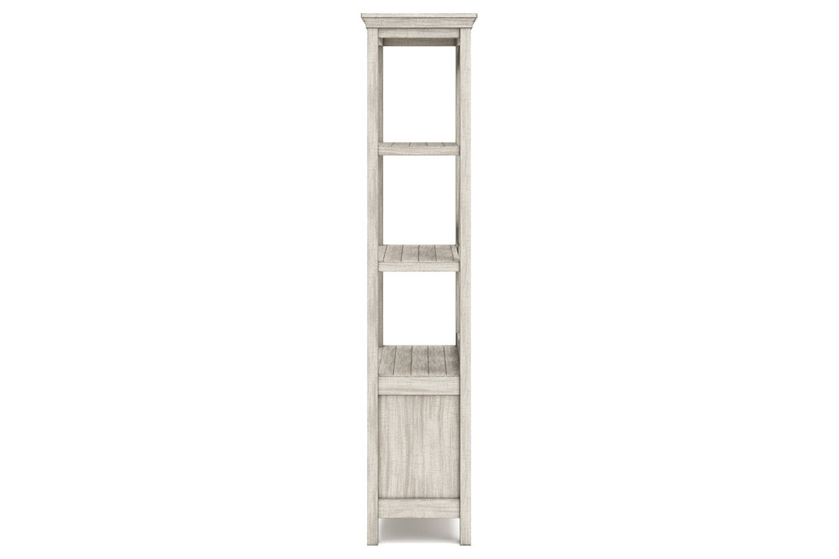 Carynhurst Whitewash 75" Bookcase