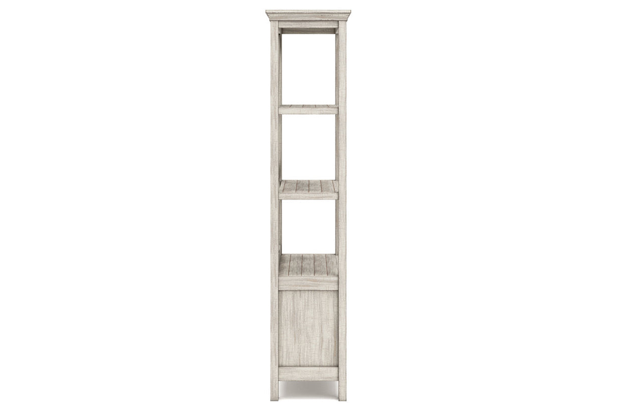 Carynhurst Whitewash 75" Bookcase