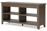 Janismore Weathered Gray Credenza