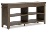 Janismore Weathered Gray Credenza