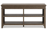 Janismore Weathered Gray Credenza