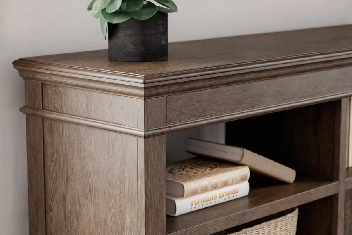 Janismore Weathered Gray Credenza