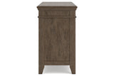 Janismore Weathered Gray Credenza