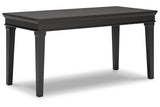 Beckincreek Black Home Office Desk