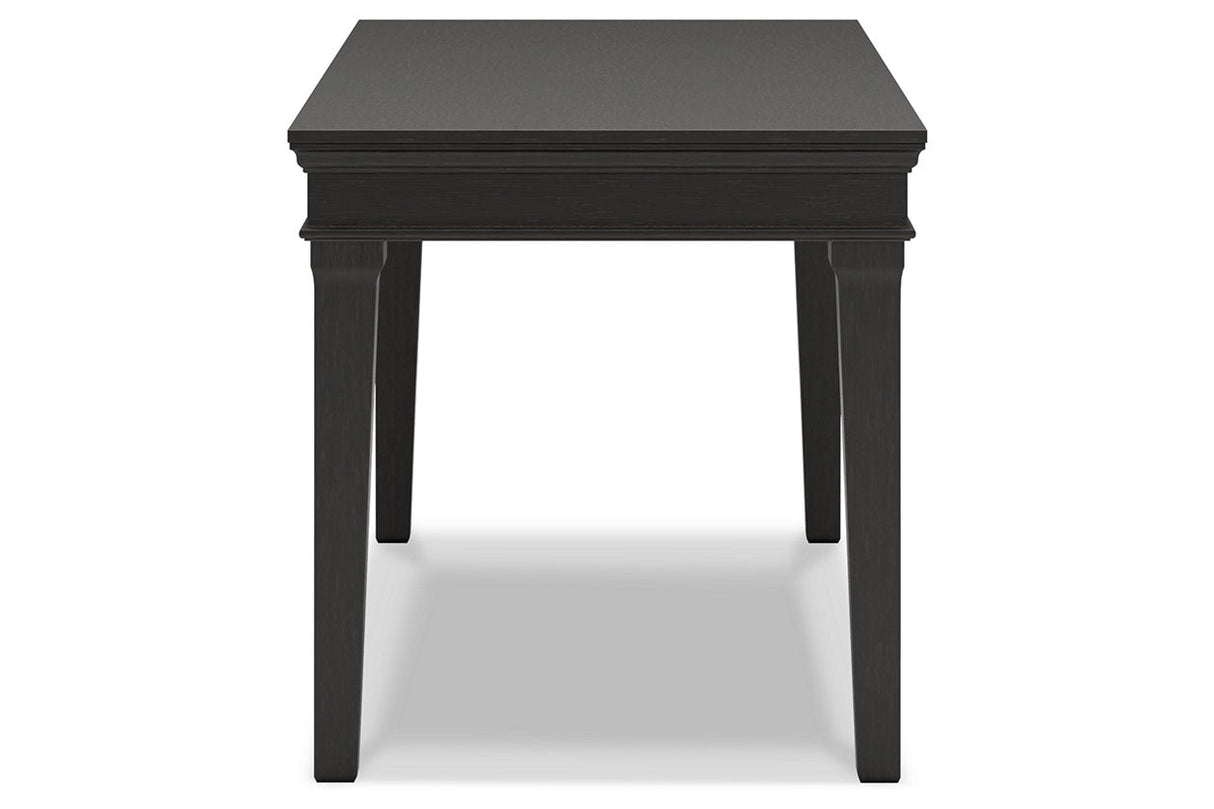 Beckincreek Black Home Office Desk