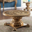 HD-328G Gold Coffee Table by Homey Design at Eve Furniture