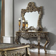 HD-905 Perfect Brown/Metallic Antique Gold Br Console Table by Homey Design at Eve Furniture