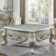 HD-905 Belle Silver/Gold Highlight Side Coffee Table by Homey Design at Eve Furniture