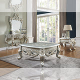 HD-905 Belle Silver/Gold Highlight Side End Table by Homey Design at Eve Furniture
