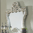 HD-905 Belle Silver/Metallic Antique Gold Highlights Side Console Mirror by Homey Design at Eve Furniture
