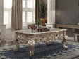 HD-998CH Champagne Silver Coffee Table by Homey Design at Eve Furniture
