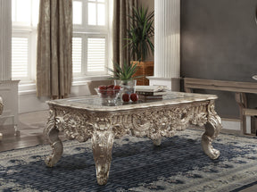 HD-998CH Champagne Silver Coffee Table by Homey Design at Eve Furniture