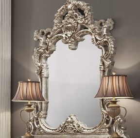 HD-998CH Champagne Silver Mirror by Homey Design at Eve Furniture