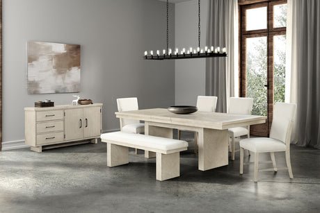 Hagerman Natural Dining Table by Furniture of America at Eve Furniture