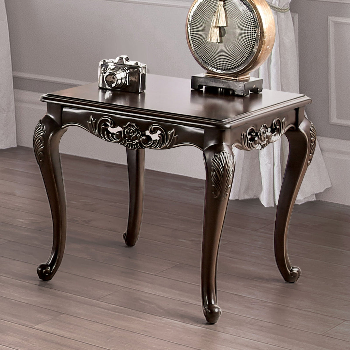 Halcaster Java End Table by Furniture of America at Eve Furniture