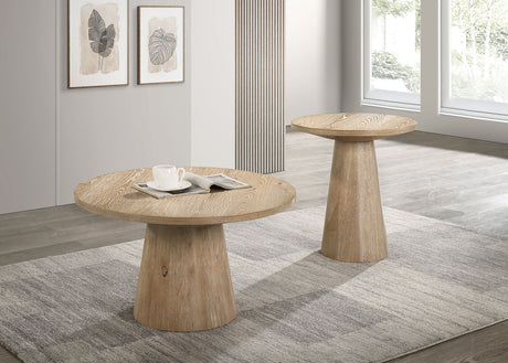 Halewood Oak Cocktail Table by Furniture of America at Eve Furniture