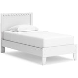 Hallityn White Youth Panel Platform Bedroom Set by Ashley at Eve Furniture