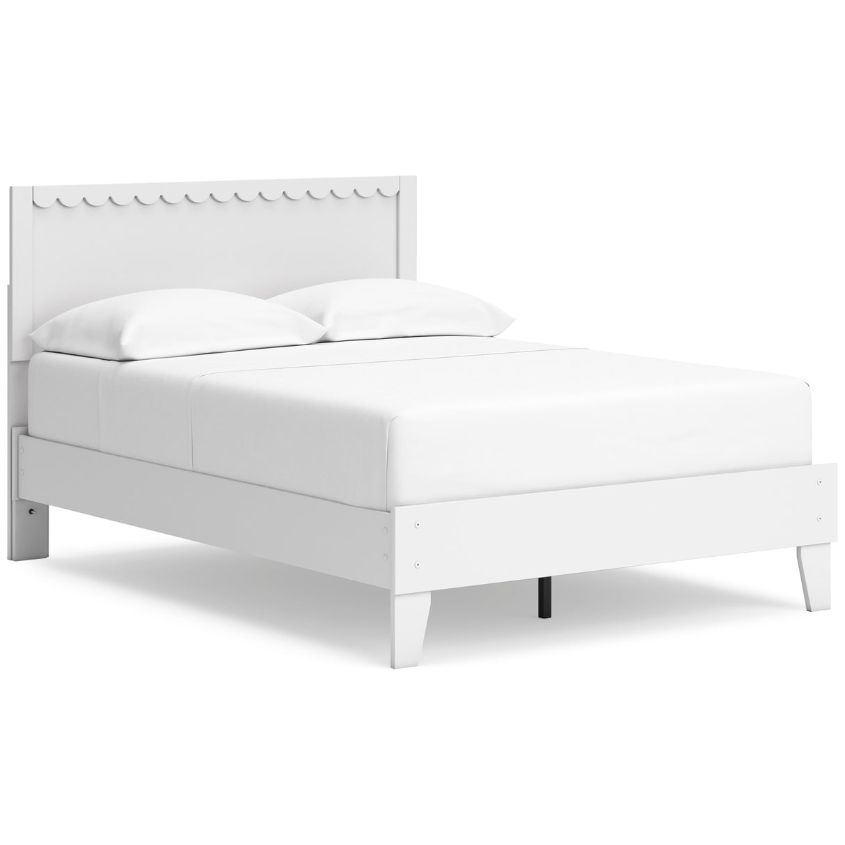 Hallityn White Youth Panel Platform Bedroom Set by Ashley at Eve Furniture
