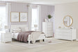 Hallityn White Youth Panel Platform Bedroom Set by Ashley at Eve Furniture
