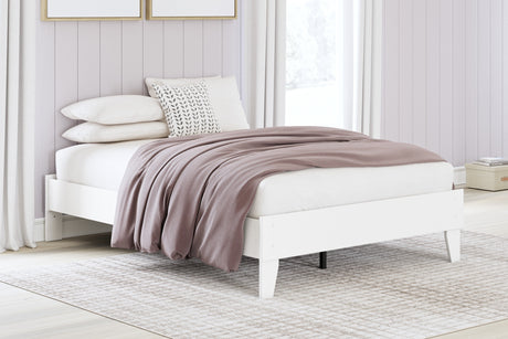 Hallityn White Youth Platform Bedroom Set by Ashley at Eve Furniture