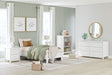 Hallityn White Youth Platform Bedroom Set by Ashley at Eve Furniture