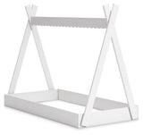 Hallityn White Youth Tent Bedroom Set by Ashley at Eve Furniture