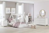 Hallityn White Youth Tent Bedroom Set by Ashley at Eve Furniture