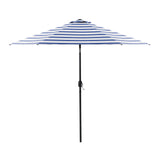 Halo Blue/White/Black Market Umbrella by Furniture of America at Eve Furniture