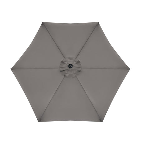 Halo Canvas Stone Round Tilting Umbrella by Furniture of America at Eve Furniture