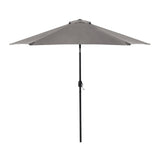 Halo Canvas Stone Round Tilting Umbrella by Furniture of America at Eve Furniture