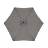 Halo Graphite Round Tilting Umbrella by Furniture of America at Eve Furniture