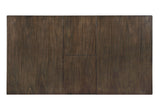 Halsey Weathered White/Dark Walnut Dining Table by Furniture of America at Eve Furniture