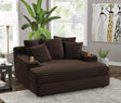 Charm Chocolate Chaise Lounge by Happy Homes at Eve Furniture