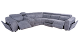 Yash Grey 6-Piece Power Reclining Sectional