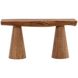 Hargrove Console Table, Natural by Dovetail at Eve Furniture