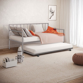 Harmon Silver Metal Daybed by Furniture of America at Eve Furniture