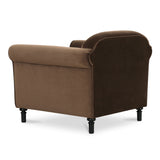 Harmony Dark Brown Accent Chair by Moe's Home at Eve Furniture