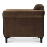 Harmony Dark Brown Accent Chair by Moe's Home at Eve Furniture