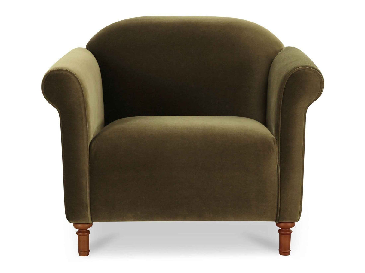 Harmony Dark Green Accent Chair by Moe's Home at Eve Furniture