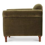 Harmony Dark Green Accent Chair by Moe's Home at Eve Furniture