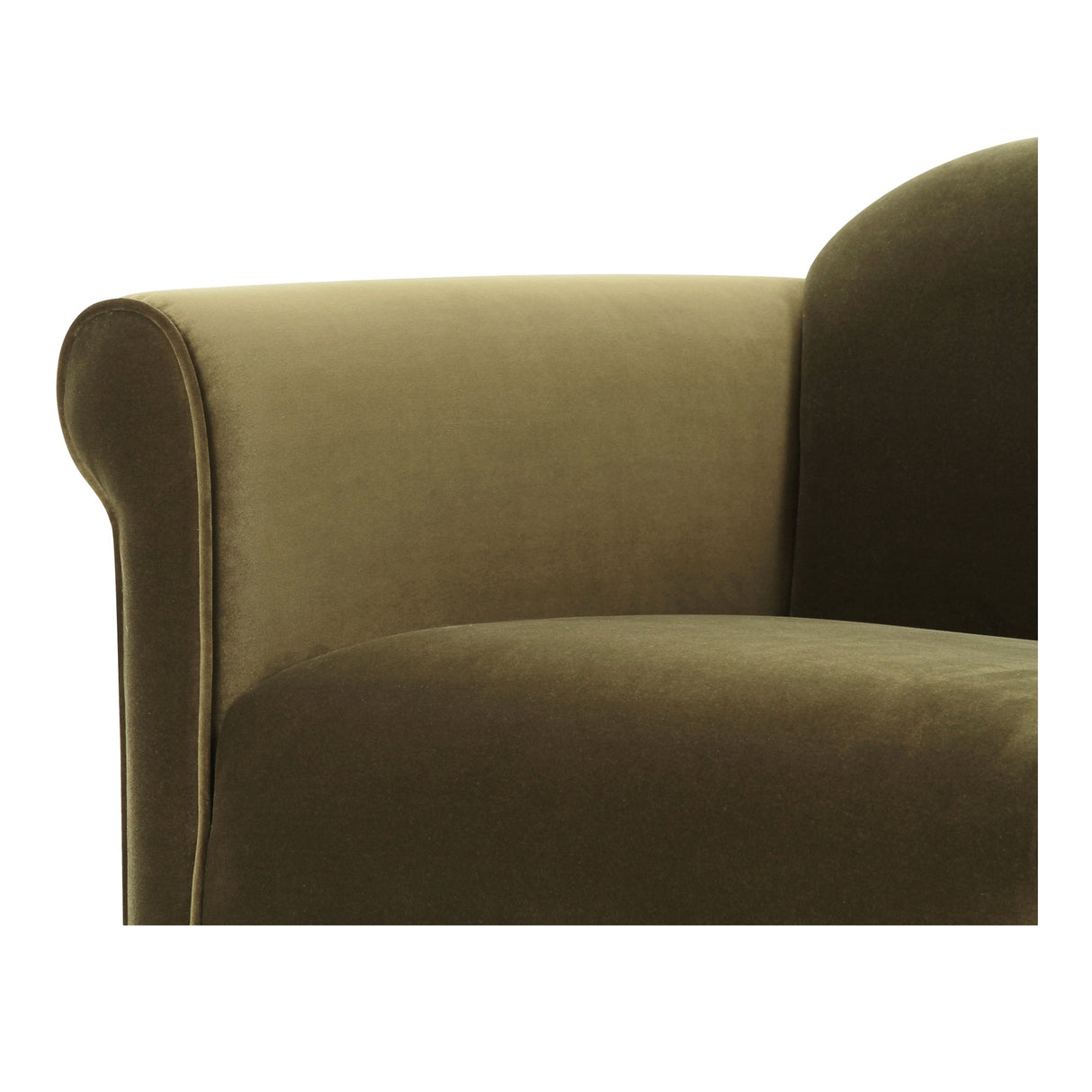 Harmony Dark Green Accent Chair by Moe's Home at Eve Furniture