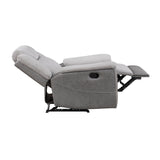 Harriette Gray Reclining Chair by Homelegance at Eve Furniture