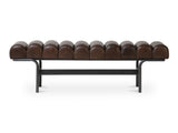 Harrison Dark Brown Bench by Moe's Home at Eve Furniture