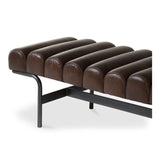 Harrison Dark Brown Bench by Moe's Home at Eve Furniture