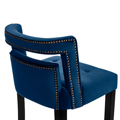 Hart Velvet Stool by TOV Furniture at Eve Furniture