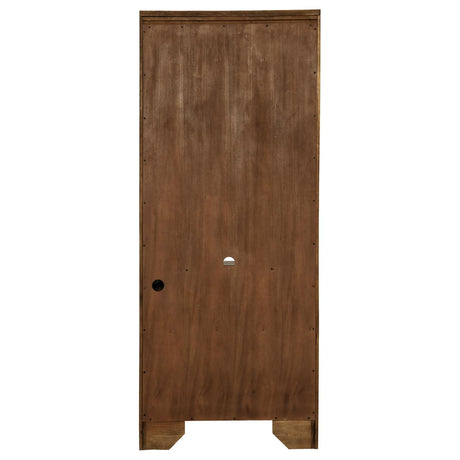 Hartshill Burnished Oak Bookcase with Cabinet by Coaster at Eve Furniture